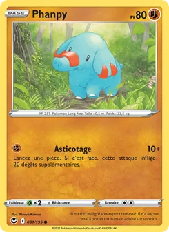 Carte Pokémon Phanpy 091