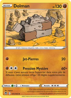 Carte Pokémon Dolman 101