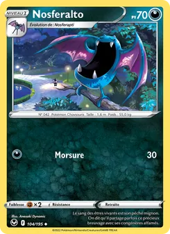 Carte Pokémon Nosferalto 104