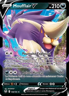 Carte Pokémon Moufflair V 108