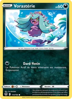 Carte Pokémon Vorastérie 114