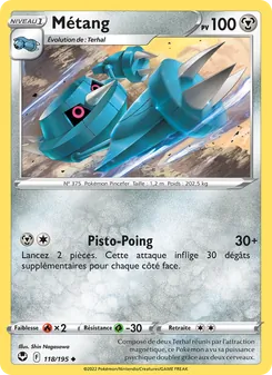 Carte Pokémon Métang 118