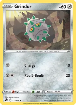 Carte Pokémon Grindur 121
