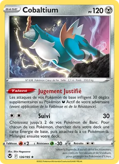 Carte Pokémon Cobaltium 126