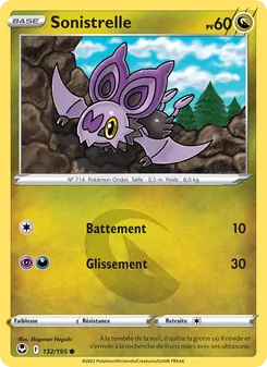 Carte Pokémon Sonistrelle 132