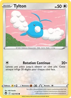 Carte Pokémon Tylton 142