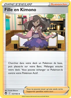 Carte Pokémon Fille en Kimono 157