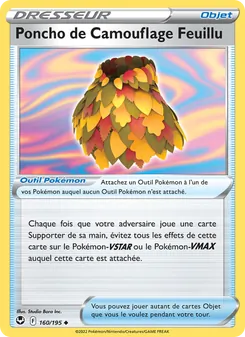 Carte Pokémon Poncho de Camouflage Feuillu 160