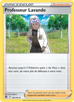 Carte Pokémon Professeur Lavande 162