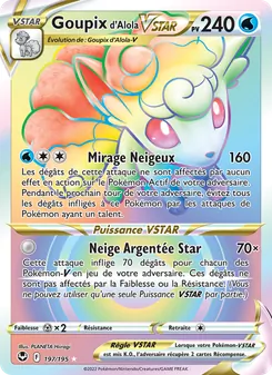 Carte Pokémon Goupix d'Alola VSTAR 197