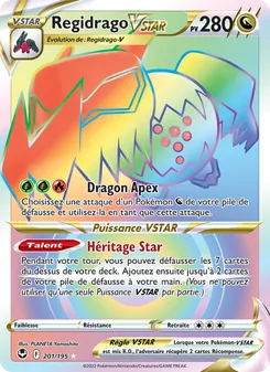 Carte Pokémon Regidrago VSTAR 201