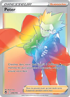 Carte Pokémon Peter 206