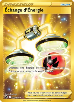 Carte Pokémon Échange d'Énergie 212