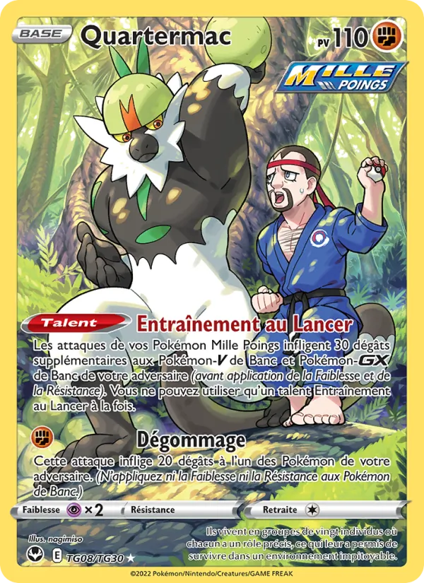 Carte Pokémon Quartermac TG08/195 de l'extension Tempête Argentée