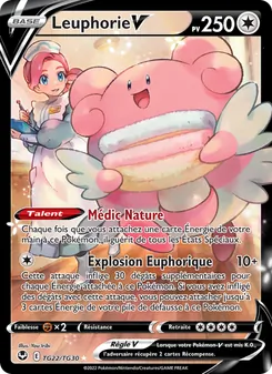Carte Pokémon Leuphorie V TG22 — Tempête Argentée