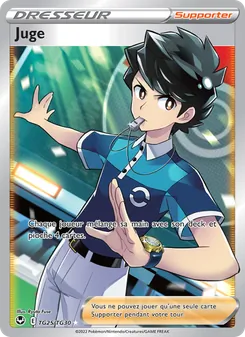 Carte Pokémon Juge TG25 — Tempête Argentée