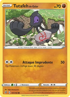 Carte Pokémon Tutafeh de Galar 101