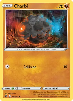 Carte Pokémon Charbi 105