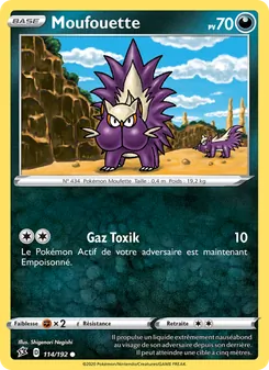 Carte Pokémon Moufouette 114