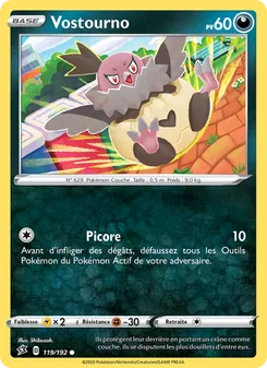 Carte Pokémon Vostourno 119