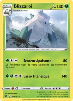 Carte Pokémon Blizzaroi 13