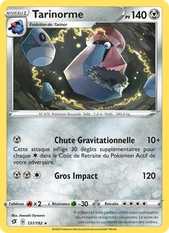 Carte Pokémon Tarinorme 131