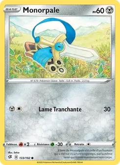 Carte Pokémon Monorpale 133