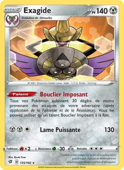 Carte Pokémon Exagide 135
