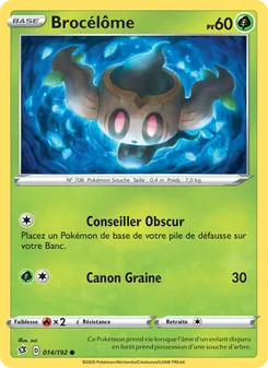 Carte Pokémon Brocélôme 14