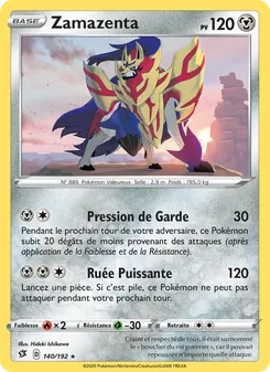 Carte Pokémon Zamazenta 140