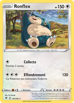 Carte Pokémon Ronflex 141