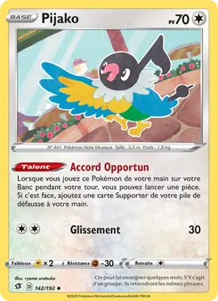 Carte Pokémon Pijako 142