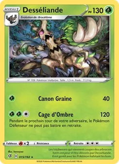 Carte Pokémon Desséliande 15