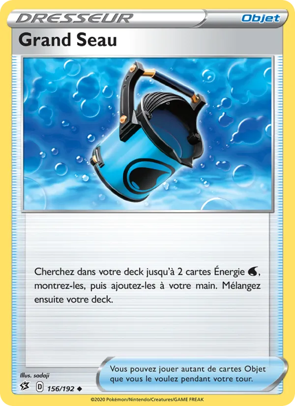 Carte Pokémon Grand Seau 156/192 de l'extension Clash des Rebelles