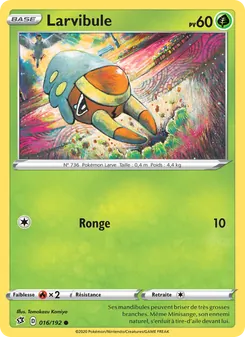 Carte Pokémon Larvibule 16