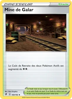 Carte Pokémon Mine de Galar 160