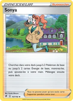 Carte Pokémon Sonya 167