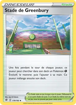 Carte Pokémon Stade de Greenbury 170 — Clash des Rebelles