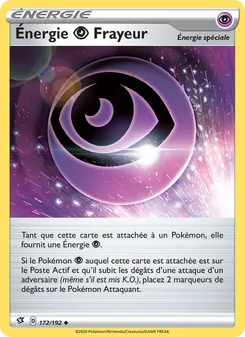 Carte Pokémon Énergie Psychic Frayeur 172 — Clash des Rebelles