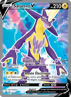 Carte Pokémon Salarsen V 182