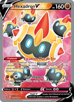 Carte Pokémon Hexadron V 185