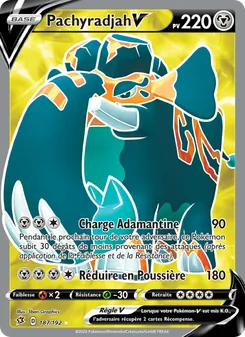 Carte Pokémon Pachyradjah V 187