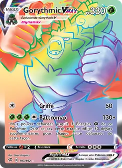Carte Pokémon Gorythmic VMAX 193 — Clash des Rebelles