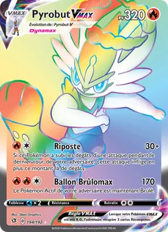 Carte Pokémon Pyrobut VMAX 194