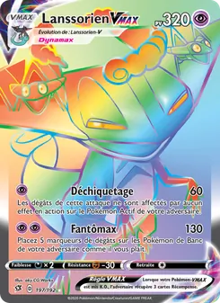 Carte Pokémon Lanssorien VMAX 197