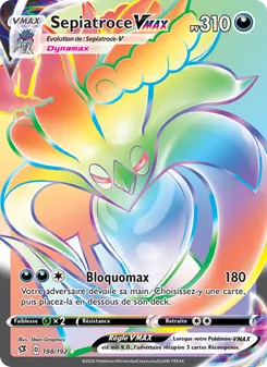Carte Pokémon Sepiatroce VMAX 198