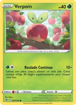 Carte Pokémon Verpom 20
