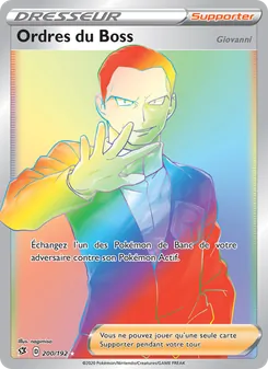 Carte Pokémon Ordres du Boss (Giovanni) 200