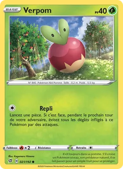 Carte Pokémon Verpom 21
