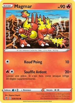 Carte Pokémon Magmar 29